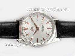 Omega Seamaster Aqua Terra Big Size Automatic Rose Gold Marking with Silver Dial