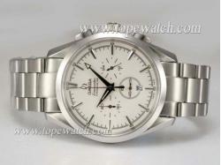 Omega Seamaster Aqua Terra Working Chronograph White Dial