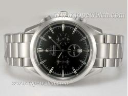 Omega Seamaster Aqua Terra Working Chronograph with Black Dial