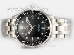 Omega Seamaster Automatic with Black Dial-Red Marking