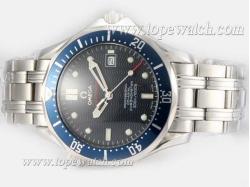 Omega Seamaster Automatic with Blue Dial and Bezel