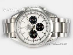 Omega Seamaster Chronograph Automatic with White Dial