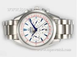 Omega Seamaster Chronograph Automatic with White Dial-Olympic Edition