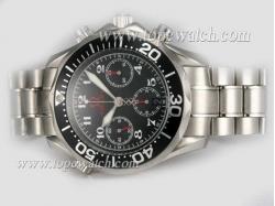 Omega Seamaster Olympic Edition Chrono 2896.51.91 With Asia Valjoux 7750 Movement