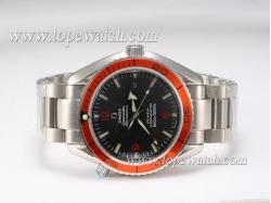 Omega Seamaster Planet Ocean Automatic With Orange Bezel