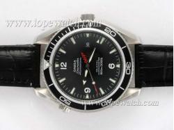 Omega Seamaster Planet Ocean Royale Casino 007 Automatic with Black Dial and Bezel-Deployment Buckle