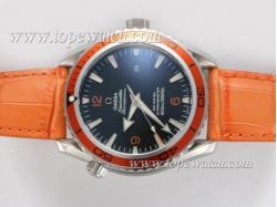 Omega Seamaster Planet Ocean With Orange Bezel Same Chassis As Swiss ETA Version-High Quality