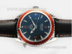 Omega Seamaster Planet Ocean With Orange Bezel-Same Chassis As Swiss ETA Version-High Quality