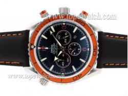 Omega Seamaster Planet Ocean Working Chrono with Orange Markers and Bezel-Same Chassis As 7750-High Quality