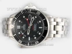 Omega Seamaster Working GMT Automatic with Black Dial