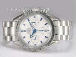 Omega Speedmaster Broad Arrow Chronograph Asia Valjoux 7750 Movement－Blue Marking