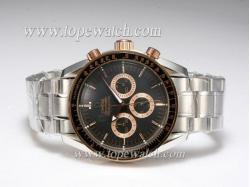 Omega Speedmaster Chronograph Automatic with Black Dial and Bezel