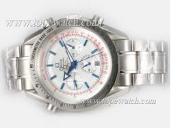 Omega Speedmaster Chronograph Automatic with White Dial-Olympic Edition