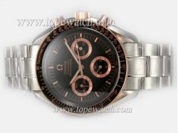 Omega Speedmaster Chronograph Two Tone Case-Lemania Movement