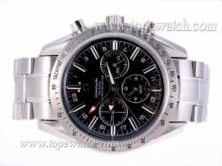 Omega Speedmaster GMT Automatic with Black Dial