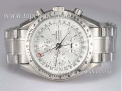 Omega Speedmaster Perpetual Calendar Chronograph Automatic with White  Dial