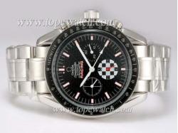 Omega Speedmaster Racing Chronograph Automatic with Black Dial and Bezel