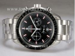 Omega Speedmaster Racing Working Chronograph with Black Dial and Bezel