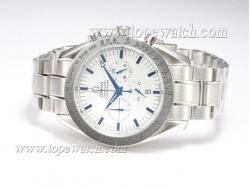 Omega Speedmaster Working Chronograph with White Dial