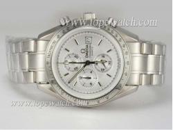 Omega Speedmaster Working Chronograph with White Dial