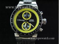 Oris OR-052 WILLIAMS F1 023 SS CHRONO QUARTZ BLACK/YELLOW