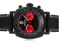 Panerai Ferrari 2009 Special Edition FE00038 Asia Valjoux 7750 Movement PVD Case with Red Markers