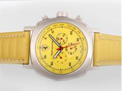 Panerai Ferrari Rattrapante Chronograph Automatic with Yellow Dial