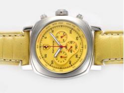 Panerai Ferrari Rattrapante Working Chronograph with Yellow Dial