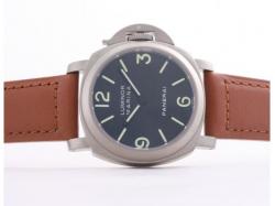 Panerai Luminor Base PAM112 Swiss ETA Unitas 6497 Movement-Full Titanium Case