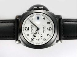 Panerai Luminor Marina Automatic PVD Case with White Dial-AR Coating