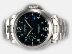 Panerai Luminor Marina Automatic with Black Dial-18K Gold plated Movement