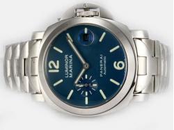 Panerai Luminor Marina Automatic with Blue Dial With AR Coating-New Version