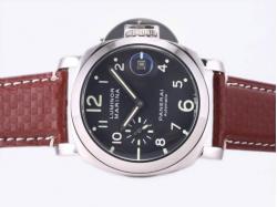 Panerai Luminor Marina Automatic with Brown Carbon Fibre Strap-New Version