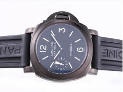 Panerai Luminor Marina Swiss ETA Unitas 6497 Movement PVD Case with Black Dial