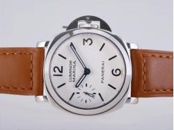 Panerai Luminor Marina Swiss ETA Unitas 6497 Movement with White Dial-AR Coating