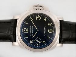 Panerai Luminor Marina Unitas 6497 Movement with Black Dial-AR Coating