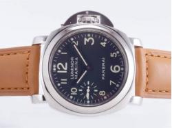 Panerai Luminor Marina Unitas 6497 Movement with Black Dial-AR Coating