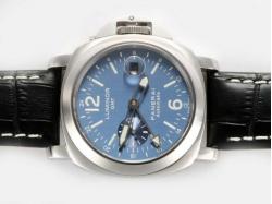 Panerai Luminor Pam 089 Marina GMT With Asia Valjoux 7750 Movement－Blue Dial