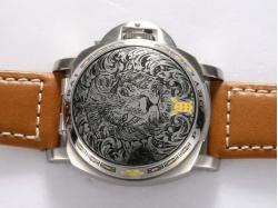 Panerai Luminor Sealand Asia Valjoux 7750 Movement with Lion Cover