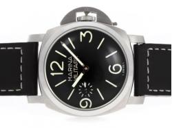 Panerai Marina Militare Unitas 6497 Movment Swan Neck with Black Dial