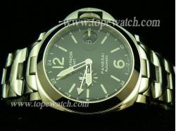 Panerai P-031 048 LUMINOR GMT PAM 088 SS BAND SWISS CAS