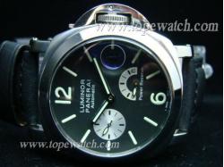 Panerai P-078 POWER RESERVE SS LEATHER AR COATED AUTOMATIC