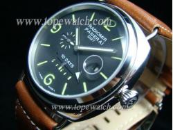 Panerai P-084 RADIOMIR 10 DAYS GMT SS LEATHER AUTOMATIC