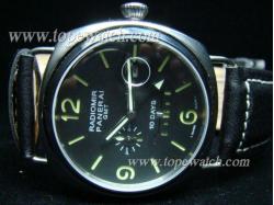 Panerai P-085 RADIOMIR 10 DAYS GMT SS LEATHER AUTOMATIC