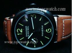 Panerai P-087 RADIOMIR BLACK SEAL PVD LEATHER HANDWINDE