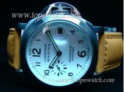 Panerai P-088 LUMINOR MARINA SS LEATHER AUTOMATIC WHITE