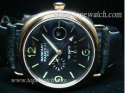 Panerai P-092 RADIOMIR 10 DAYS GMT RG LEATHER AUTOMATIC