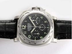 Panerai Pam 196 Daylight Chronograph Asia Valjoux 7750 Movement-Number Marking