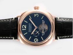 Panerai Radiomir Tourbillon Automatic Rose Gold Case with Black Dial