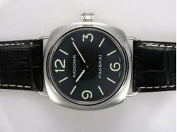 Panerai Radiomir Unitas 6497 Movement Manual Winding with Black Dial